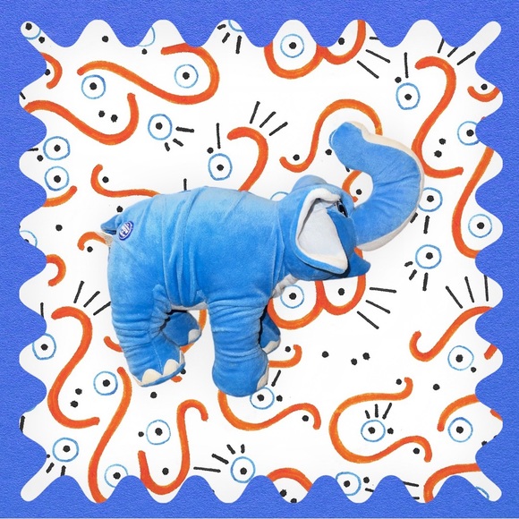 The Greatest Show on Earth SOFT CIRCUS ELEPHANT 15" Plush STUFFED ANIMAL Toy - Picture 2 of 8